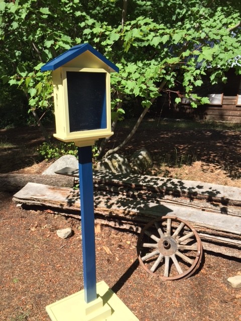 Pollinator Pasture Poetry Boxes.